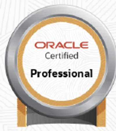 Oracle certification badge